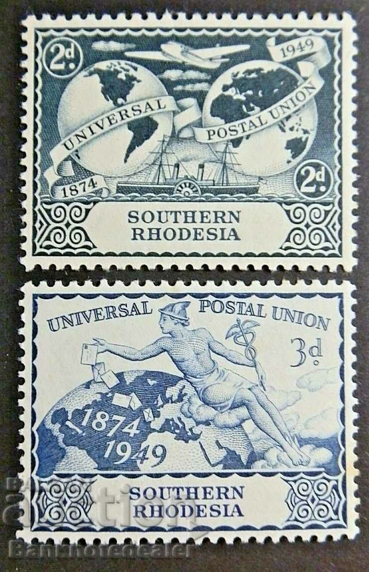 SOUTHERN RHODESIA 1949 U.P.U. SG 68 & 69 SET - MOUNTED MINT