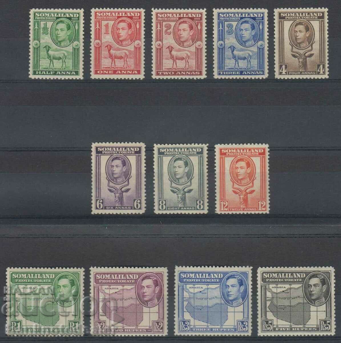 SOMALILAND PROTECTORATE 1938 Sc84-95 ΠΛΗΡΕΣ ΣΕΤ MNH 163,90 $
