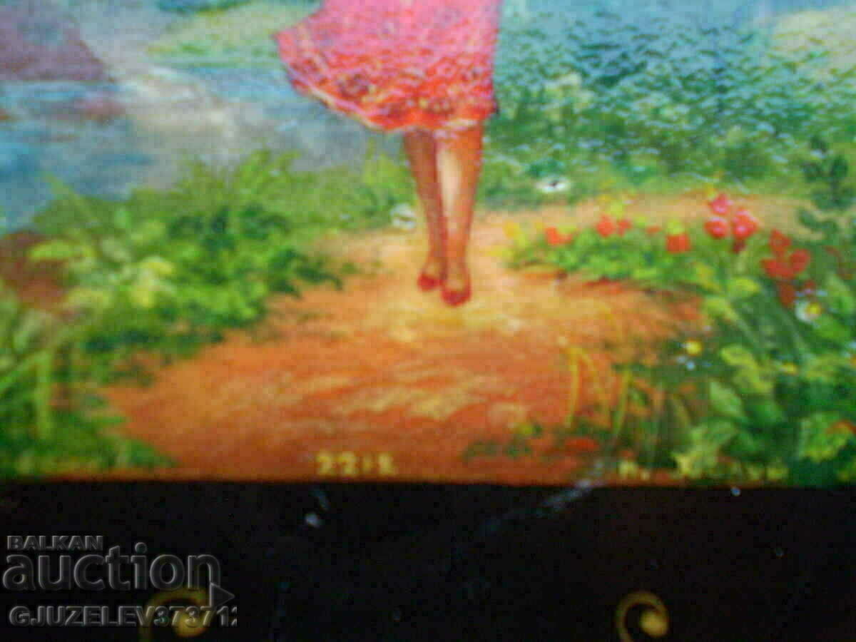 Παλιό ρωσικό κουτί με υπογραφή Morozov - 6