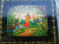 Παλιό ρωσικό κουτί με υπογραφή Morozov