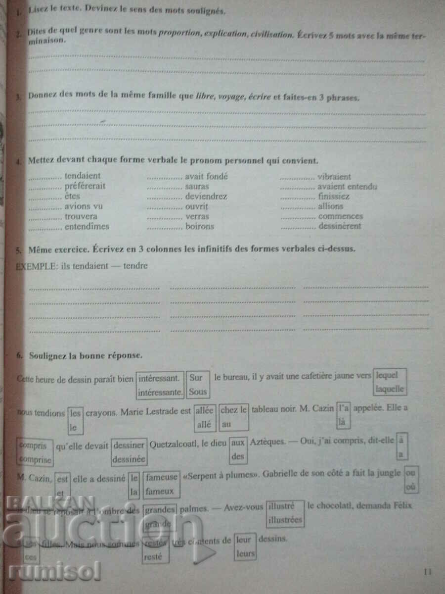 Livrarea Călătorie bună - 4 - cahier d'exercices 1