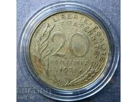 Franța 20 de cenți 1975