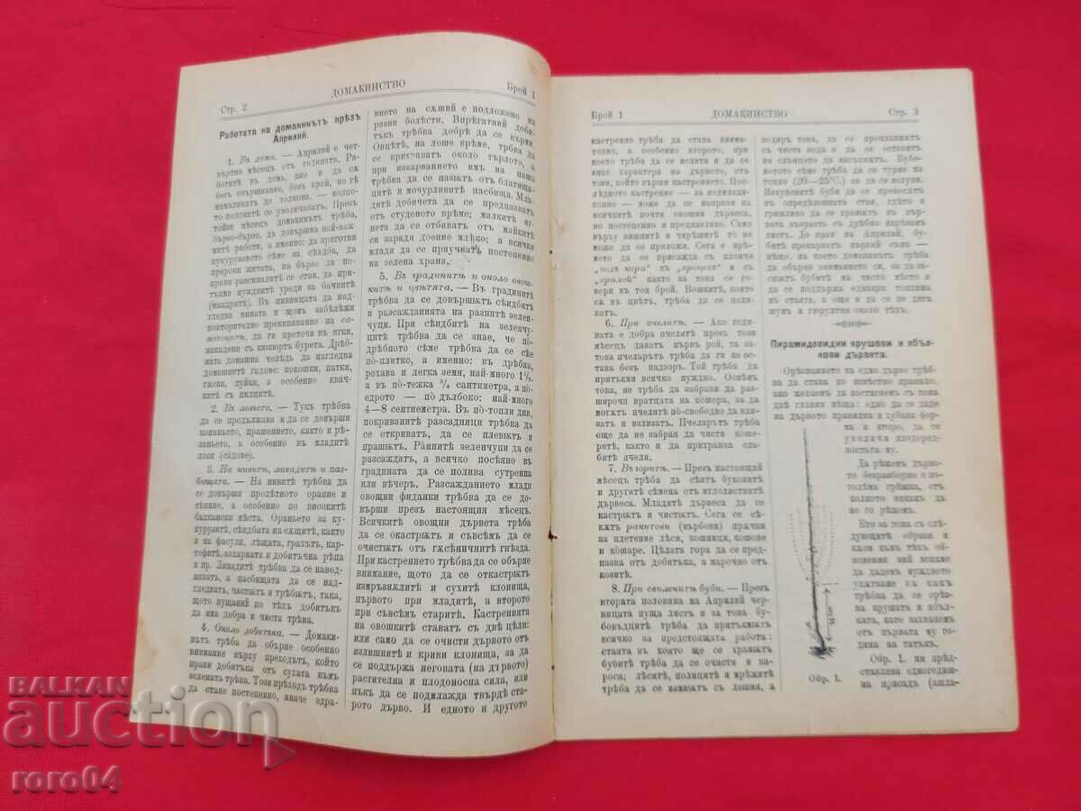 Auction HOUSEHOLD - Year. I No. 1 - 1902 Auction HOUSEHOLD - Year. I No. 1 - 1902