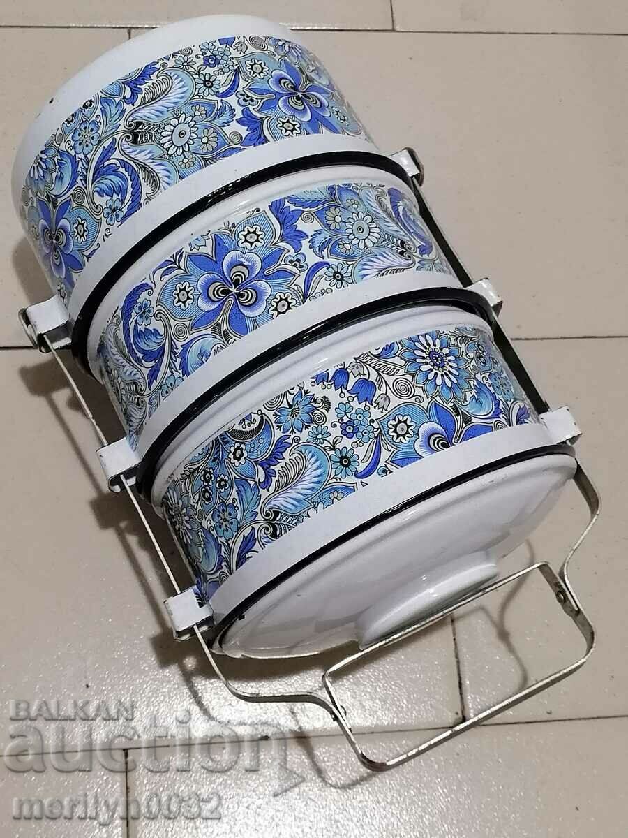 Enamelled jugs set of suits, household pots - 6