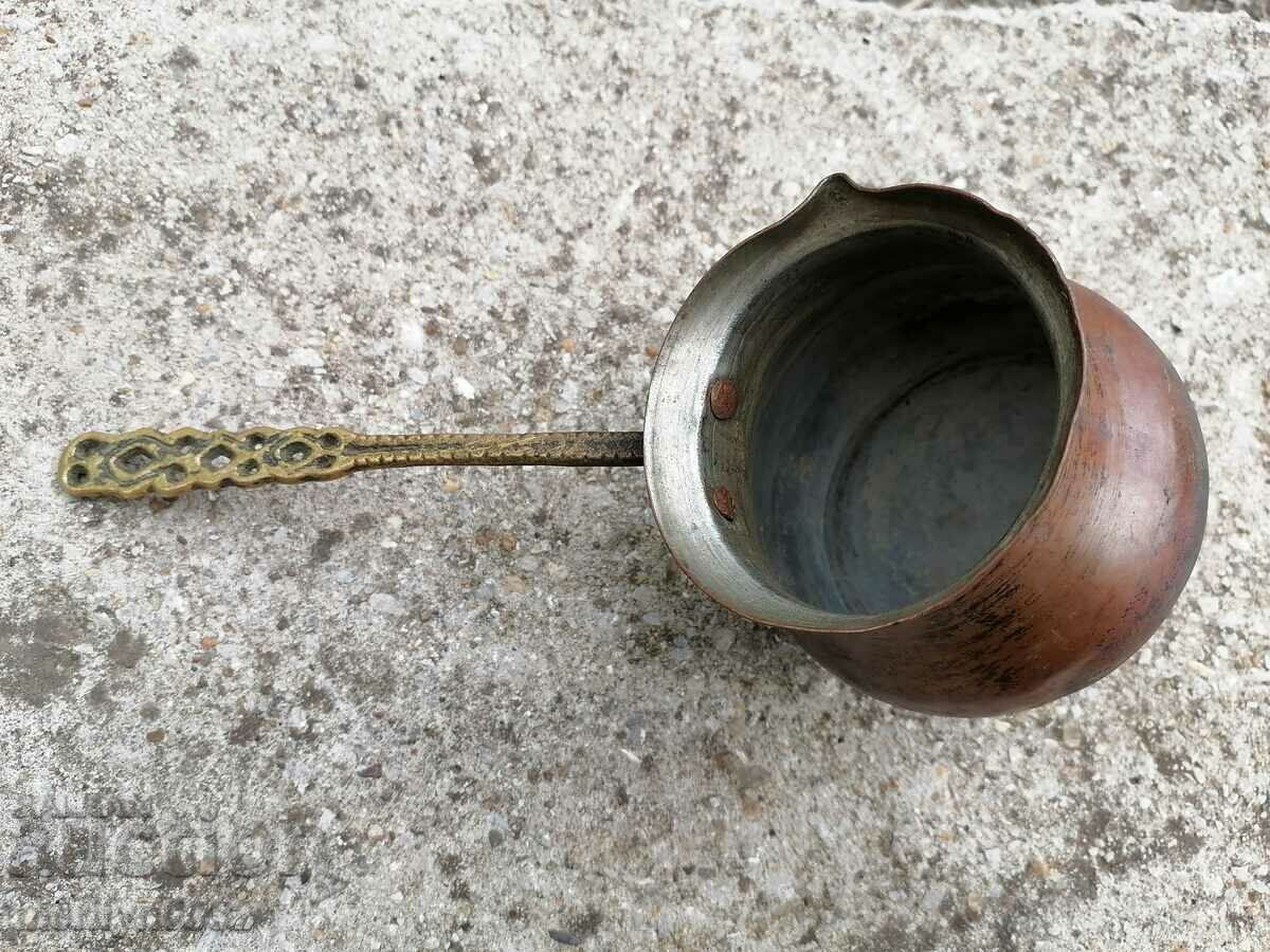 Auction Old copper tin, coffee, baker, copper pot Auction Old copper tin, coffee, baker, copper pot