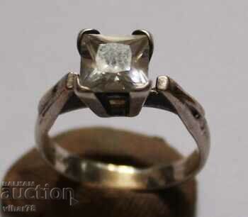 Silver ladies ring - 5