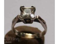 Сребърен дамски  пръстен