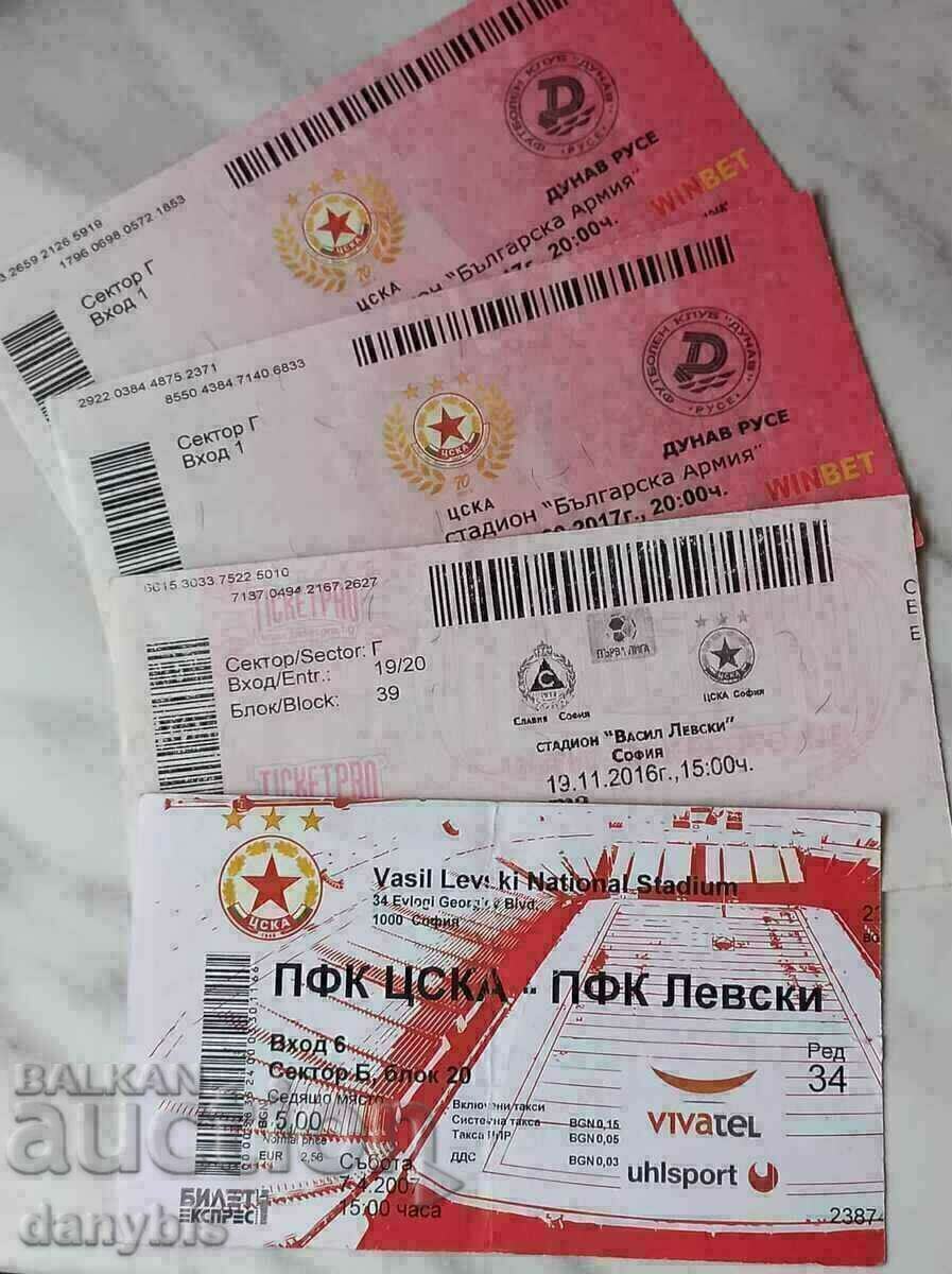lot de bilete CSKA