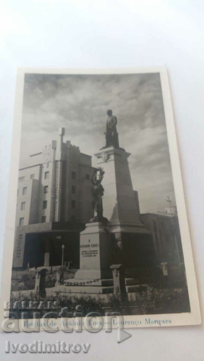 П К Estatua de Aantonio Enes - Lourenco Marques