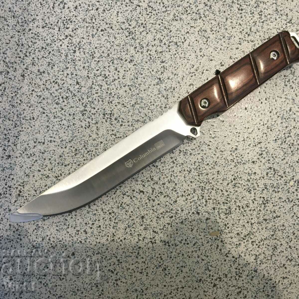 Hunting knife COLUMBIA 180Х270 with price 18.50 BGN | € 9.46
