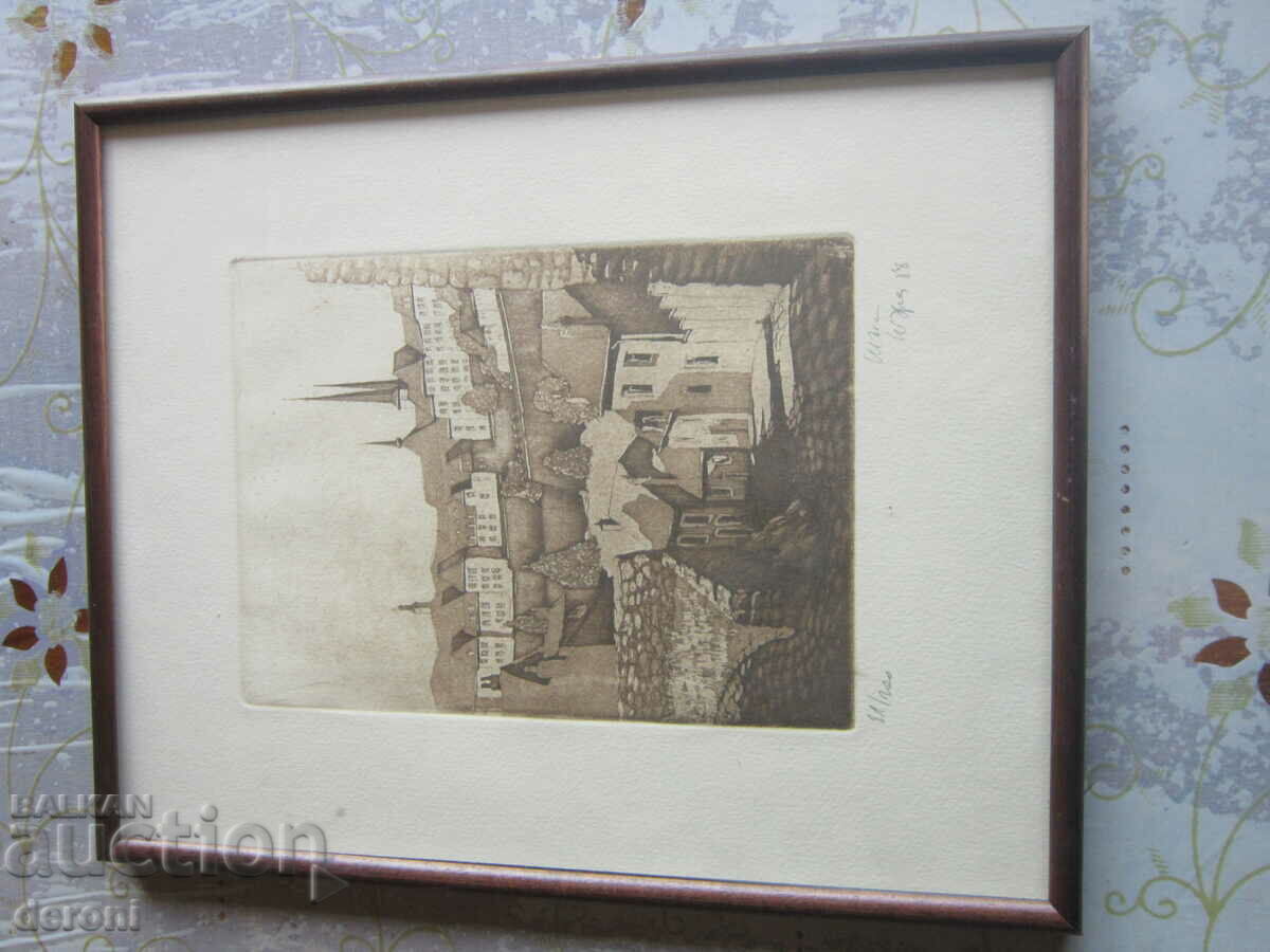 Auction Great painting etching engraving signed 12 Auction Great painting etching engraving signed 12