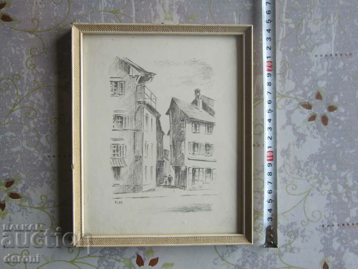 Страхотна картина офорт гравюра подписана 14 с цена 60.00 лв. | € 30.68 Страхотна картина офорт гравюра подписана 14 с цена 60.00 лв. | € 30.68