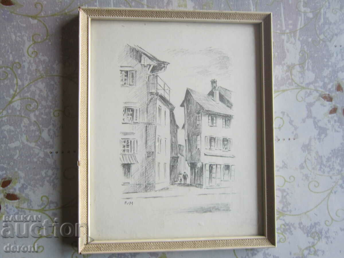 Аукцион Страхотна картина офорт гравюра подписана 14 Аукцион Страхотна картина офорт гравюра подписана 14