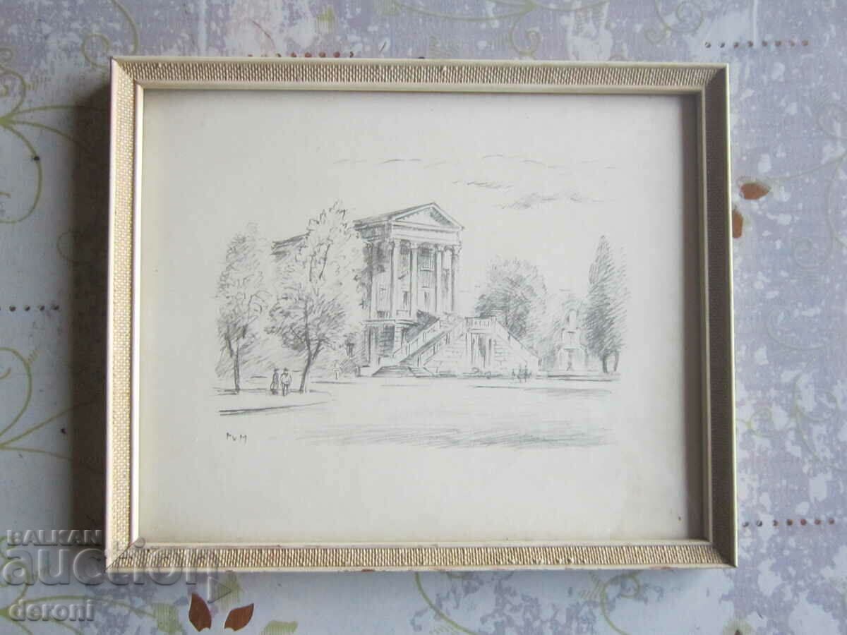 Great picture graphics etching engraving signed 15 - 6 Great picture graphics etching engraving signed 15 - 6