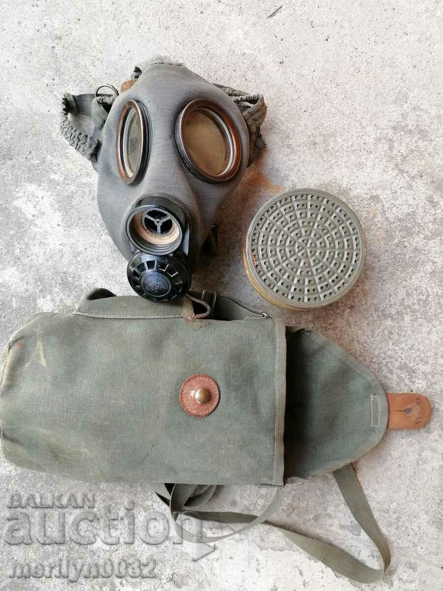 Officer Gas mask gas mask Central Bulgaria Bulgaria Kazanlak WW2 - 7