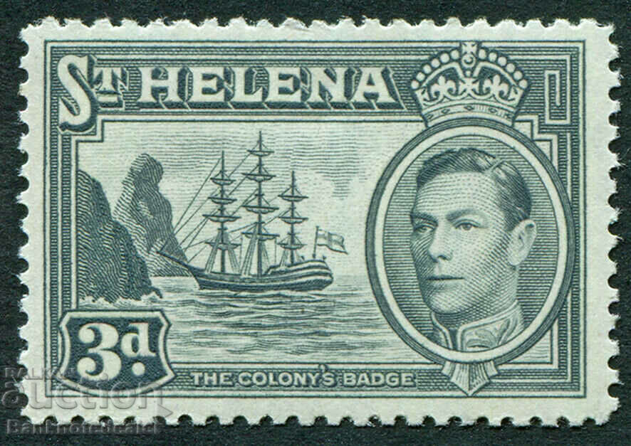 ST HELENA 1938-44 1 1-2d gri SG135a MH