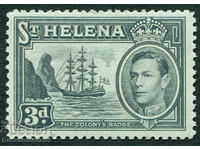 ST HELENA 1938-44 1 1-2d gray SG135a MH