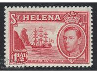 ST HELENA 1938-44 SG133 1½ SCARLET MOUNTED MINT