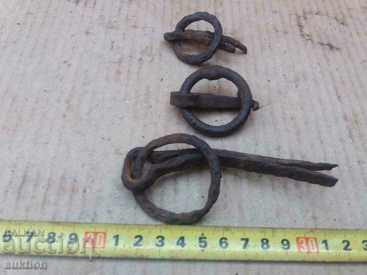 WROUGHT REVIVAL LOCKS FOR THREE RINGS ZHERAVNA - 6 WROUGHT REVIVAL LOCKS FOR THREE RINGS ZHERAVNA - 6