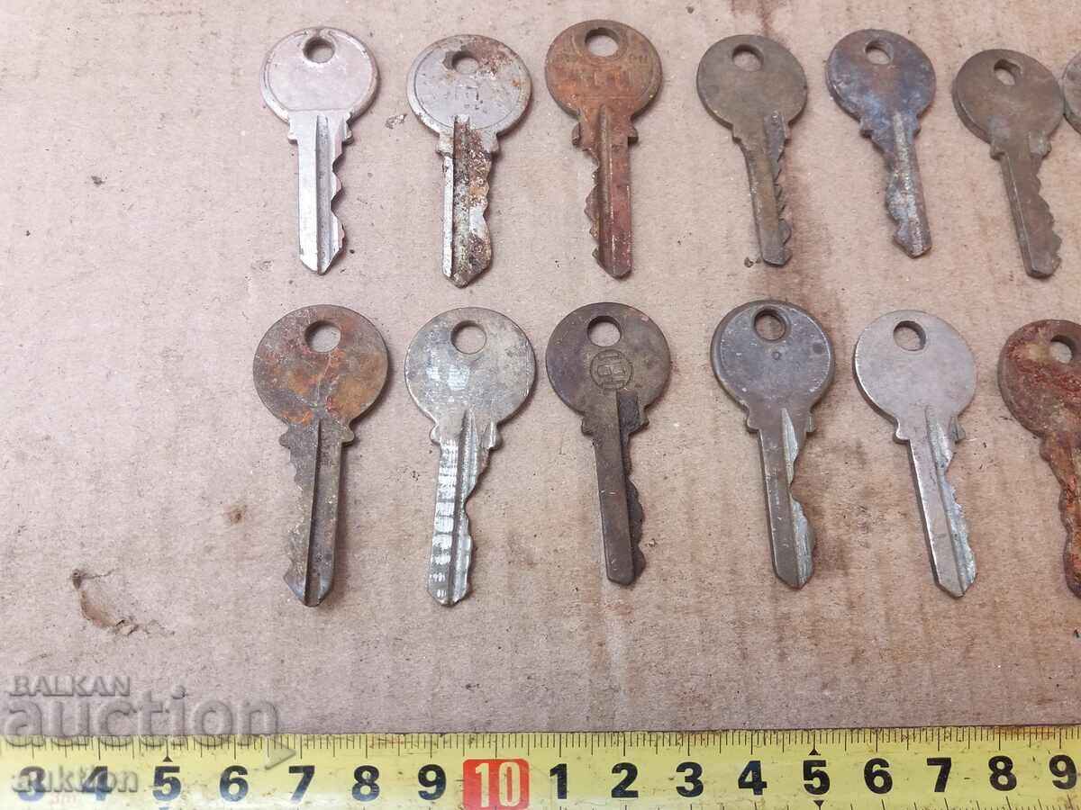 Auction SET OF 14 BRONZE WRENCHES, WRENCH Auction SET OF 14 BRONZE WRENCHES, WRENCH