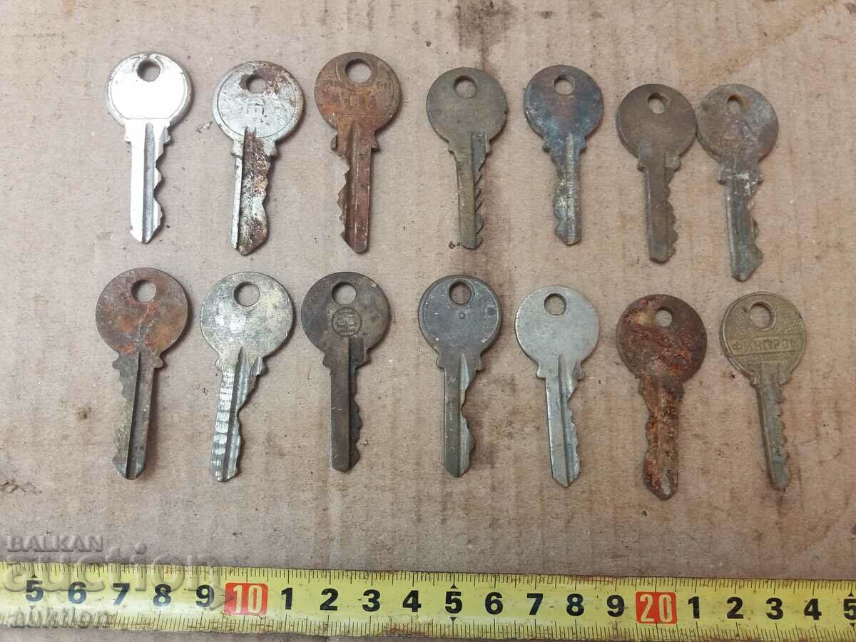 SET OF 14 BRONZE WRENCHES, WRENCH - 5 SET OF 14 BRONZE WRENCHES, WRENCH - 5