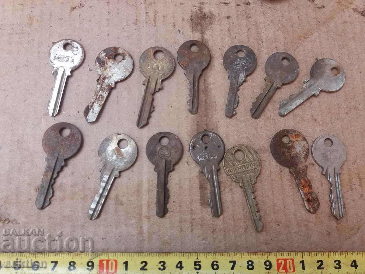 SET OF 14 BRONZE WRENCHES, WRENCH - 6 SET OF 14 BRONZE WRENCHES, WRENCH - 6