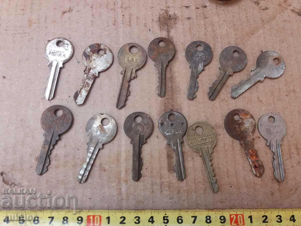 SET OF 14 BRONZE WRENCHES, WRENCH - 7 SET OF 14 BRONZE WRENCHES, WRENCH - 7