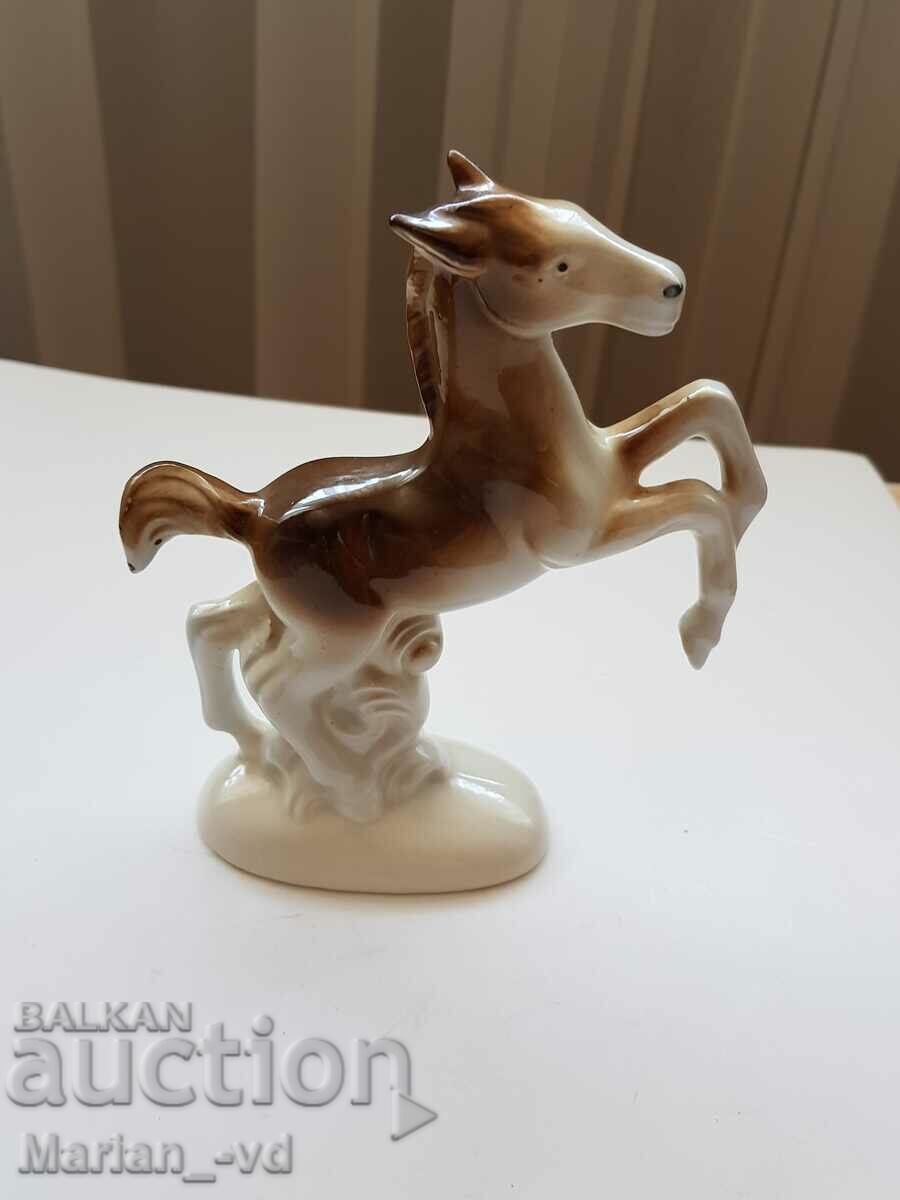Porcelain horse made in the GDR