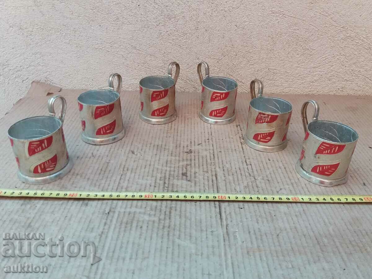 SET OF 6 PIECES OF METAL CUP FOR RUSSIAN CUPS with price 11.99 BGN | € 6.13 SET OF 6 PIECES OF METAL CUP FOR RUSSIAN CUPS with price 11.99 BGN | € 6.13