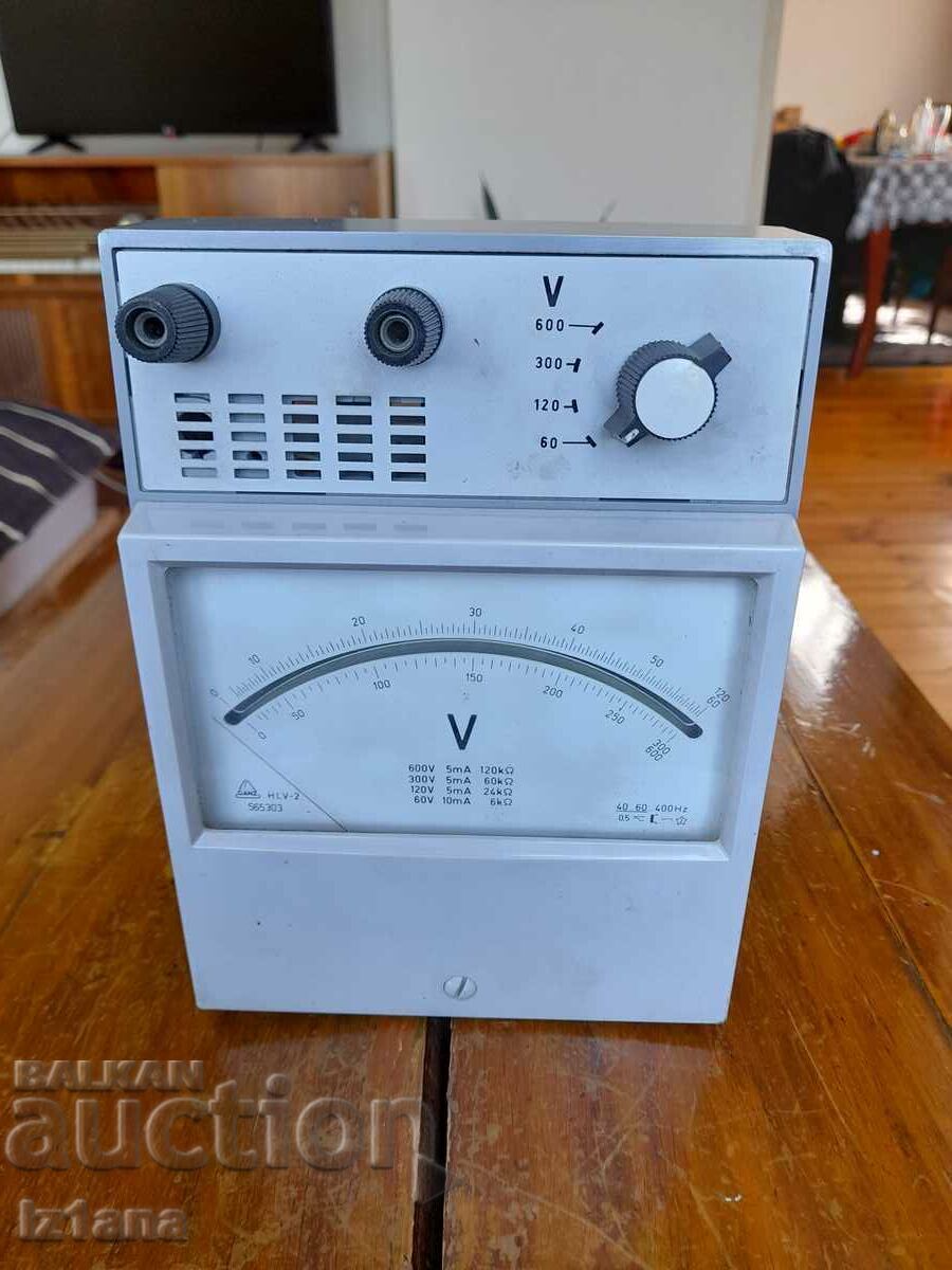 Old Voltmeter HLV-2 with price 65.00 BGN | € 33.23 Old Voltmeter HLV-2 with price 65.00 BGN | € 33.23