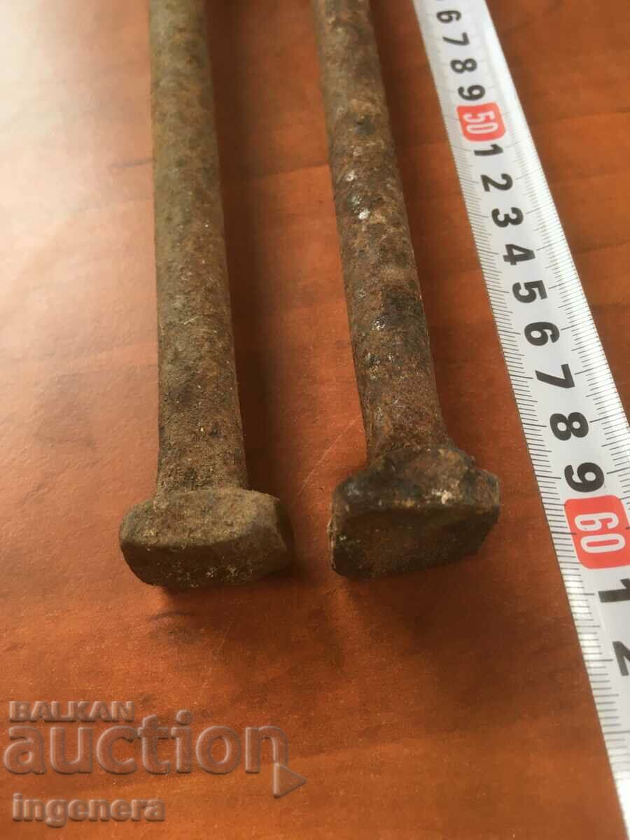 Auction BOLT KOLARSKI OLD FORGING-2 PCS Auction BOLT KOLARSKI OLD FORGING-2 PCS