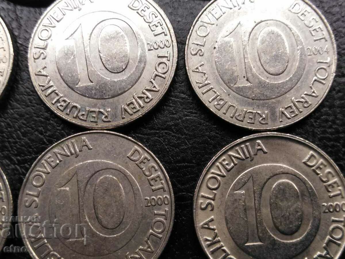 Auction 12 COINS OF SLOVENIA-1997,1999,2000,2003,2004, coin, lot Auction 12 COINS OF SLOVENIA-1997,1999,2000,2003,2004, coin, lot