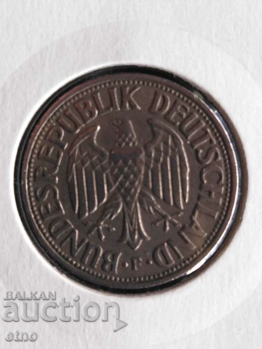 1 DEUTSCHE MARK 1950 F, 1 German mark with price 5.00 BGN | € 2.56 1 DEUTSCHE MARK 1950 F, 1 German mark with price 5.00 BGN | € 2.56