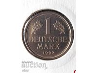 1 DEUTSCHE MARK 1992 F, 1 German mark