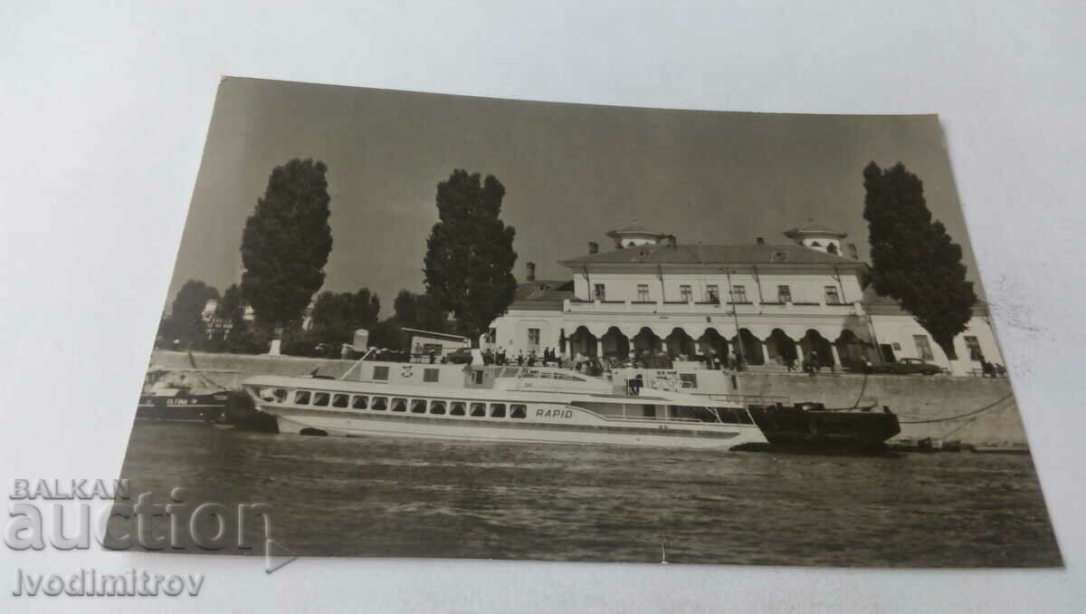 Carte poștală Brăila Portul fluvial 1972