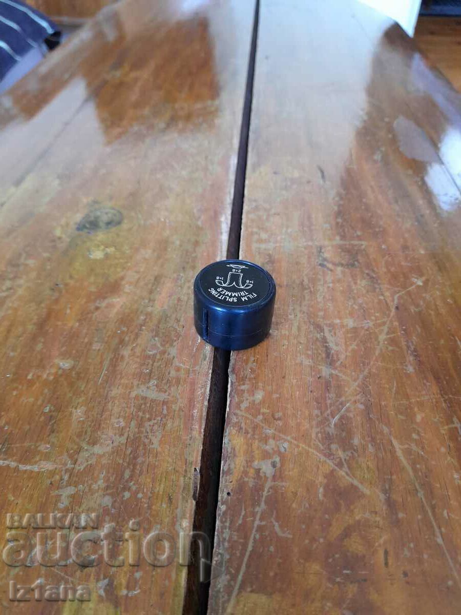Old saw, trimmer for cutting film tape Old saw, trimmer for cutting film tape
