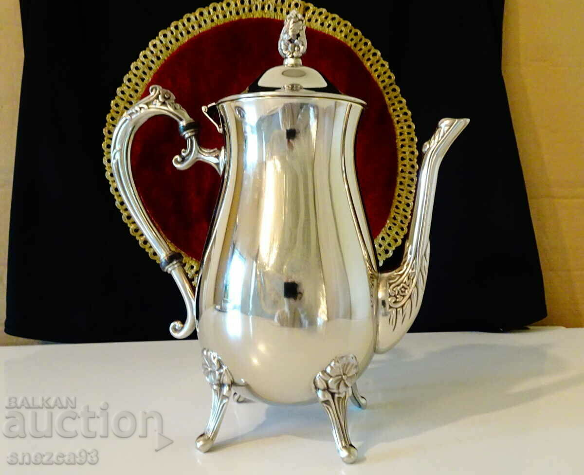 Silver-plated brass jug 1.5 l.
