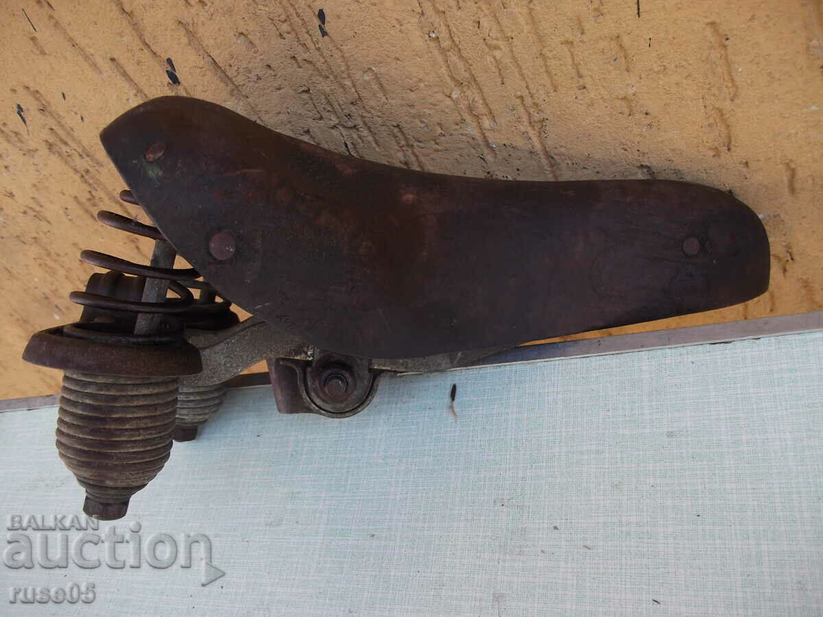 Seat "Lovech" leather with double springs old from the soc with price 100.00 BGN | € 51.13 Seat "Lovech" leather with double springs old from the soc with price 100.00 BGN | € 51.13