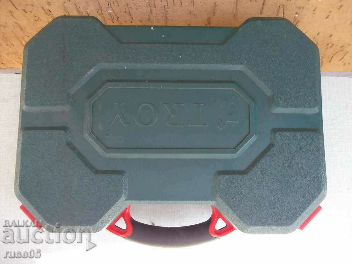 Set "TROY" professional ratchet with inserts 1/2 "and 1/4" - 5 Set "TROY" professional ratchet with inserts 1/2 "and 1/4" - 5