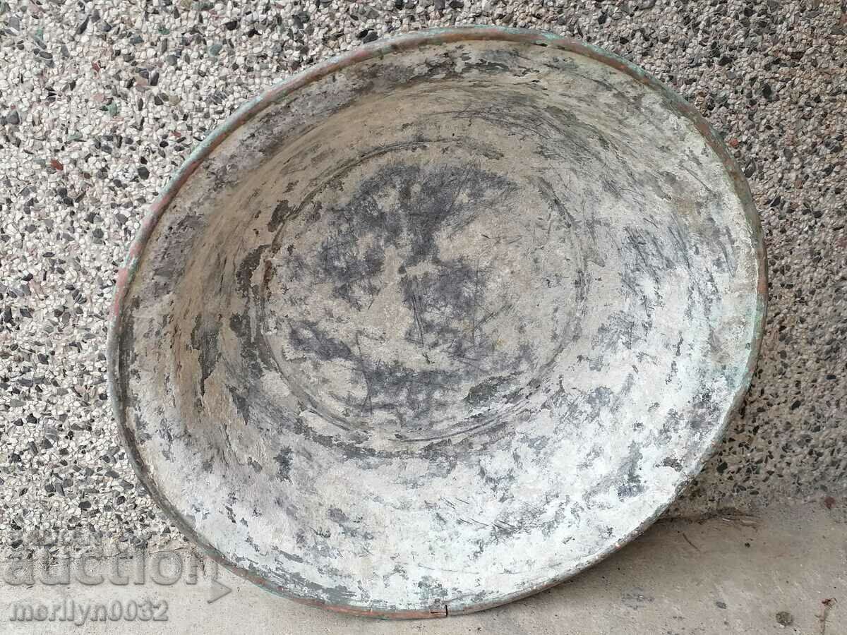 Χάλκινη λεκάνη χάλκινη χάλκινη λεκάνη λέβητα λεκάνης