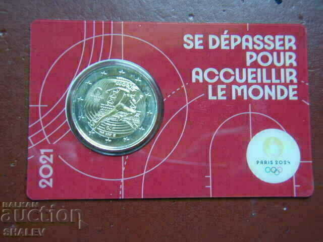 2 euro 2021 France "Olymp. Paris 2024" (set) France 2 euro - 6 2 euro 2021 France "Olymp. Paris 2024" (set) France 2 euro - 6