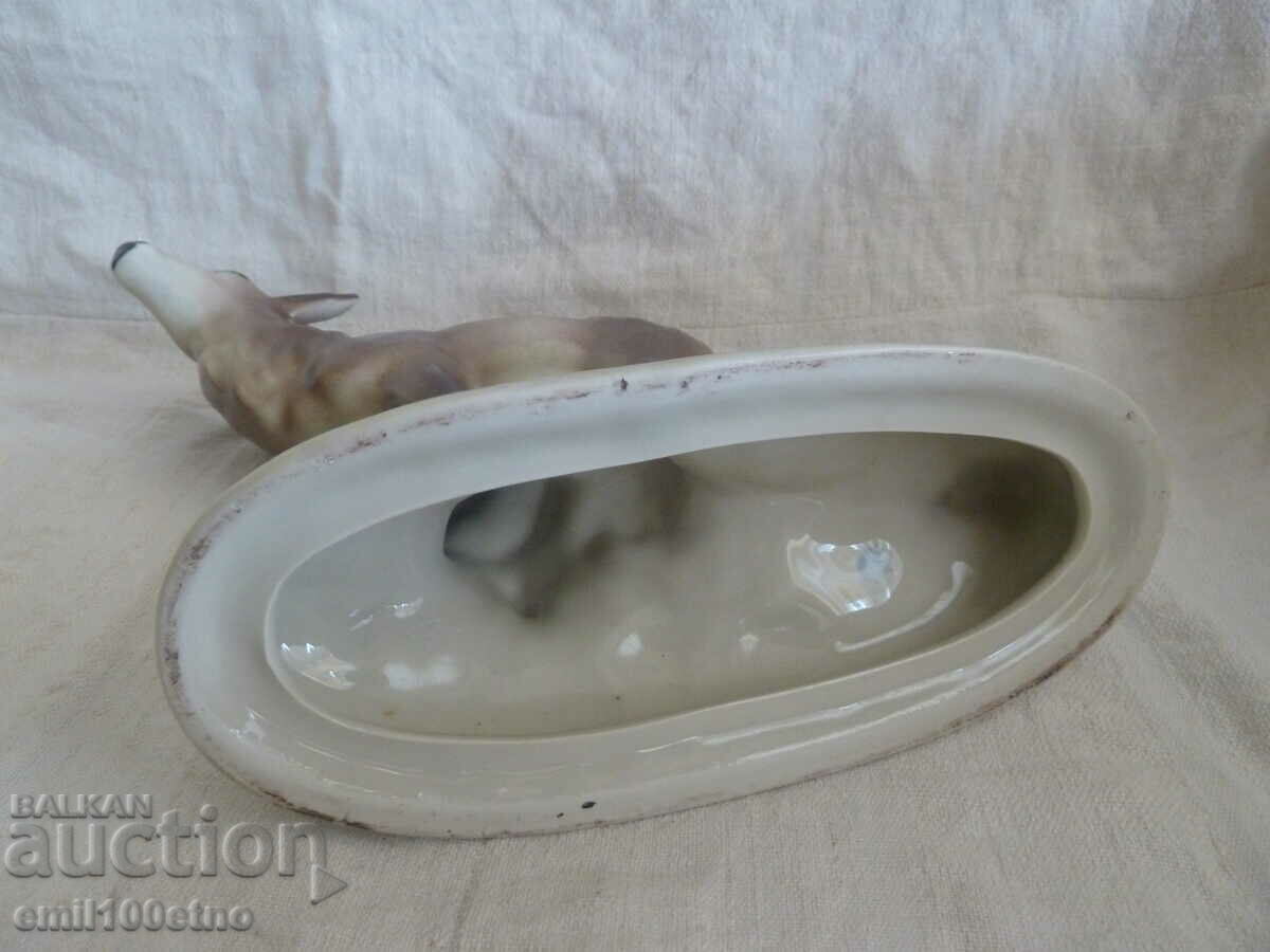 Large figure Ellen - old Bulgarian porcelain - 5 Large figure Ellen - old Bulgarian porcelain - 5