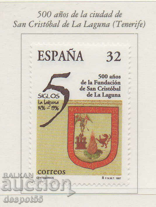 1997. Spania. 500 de ani de la San Cristobal de la Lagoon.