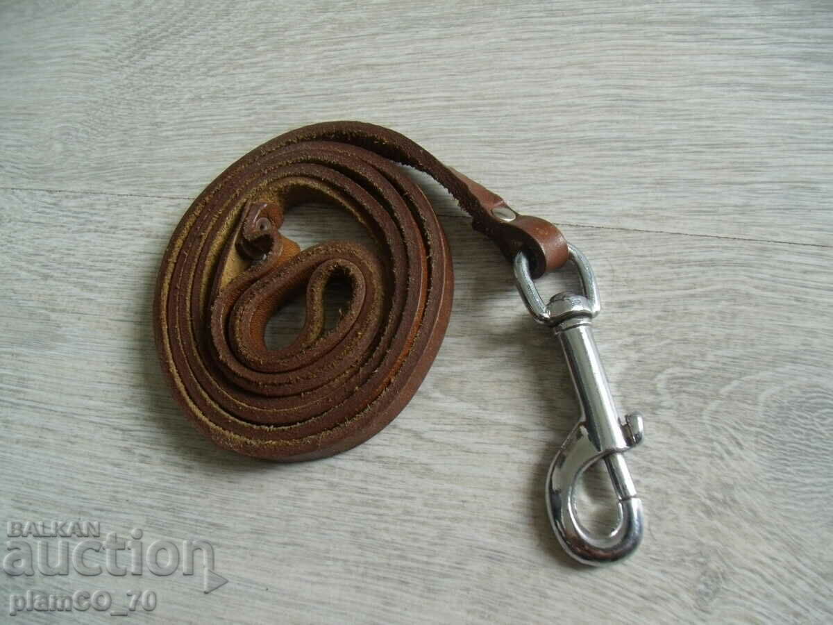 № 005 old leather strap / strap - est. leather 120 cm with price 10.00 BGN | € 5.11 № 005 old leather strap / strap - est. leather 120 cm with price 10.00 BGN | € 5.11