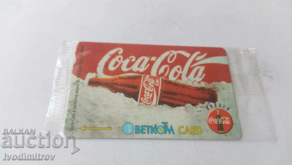 Carte de vizită BETKOM Coca-Cola