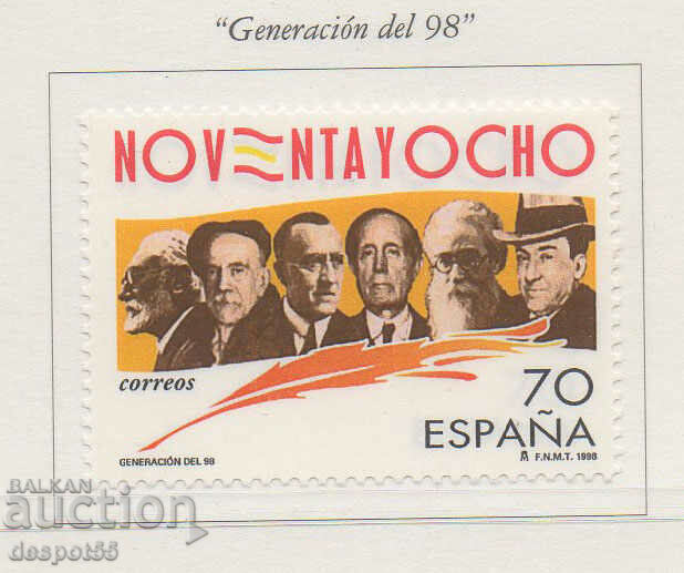 1998. Испания. Група на творческите писатели "Поколение 98".