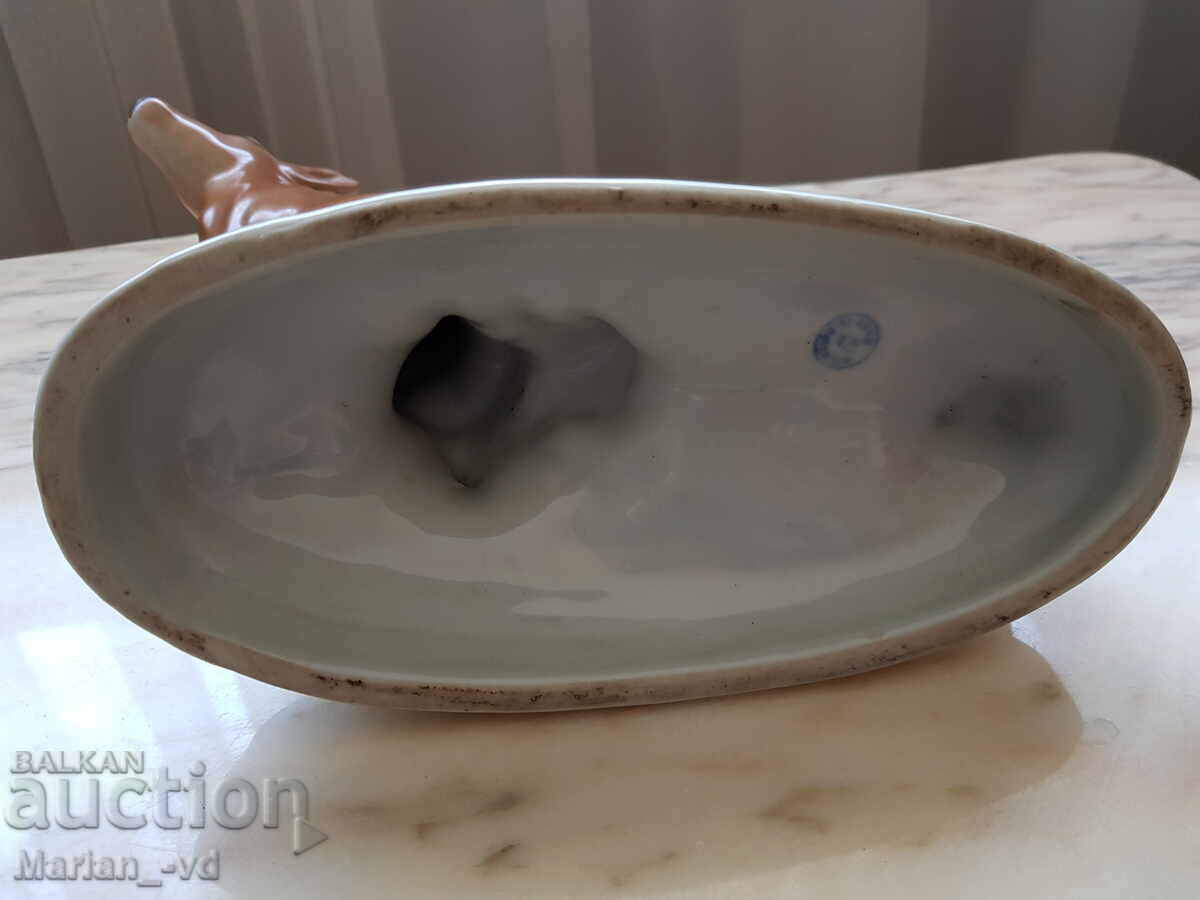 Old big Bulgarian social porcelain figure Ellen - 5 Old big Bulgarian social porcelain figure Ellen - 5