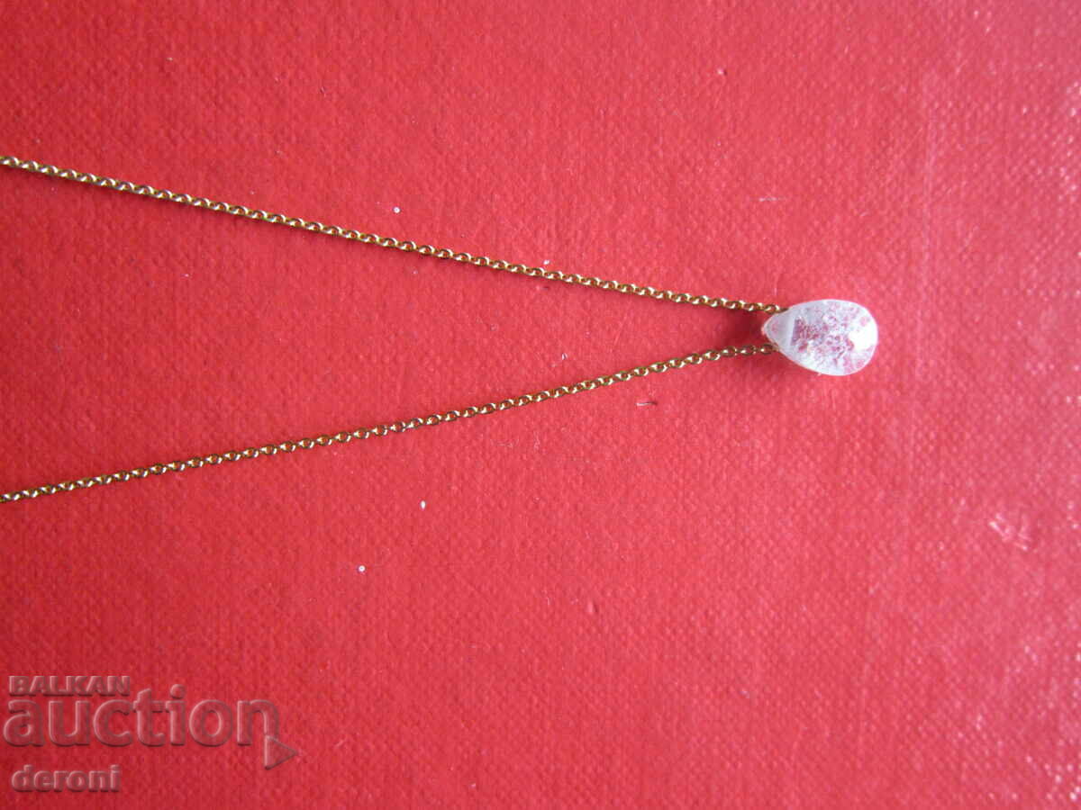 Невероятно позлатено колие с камък 2 с цена 10.00 лв. | € 5.11