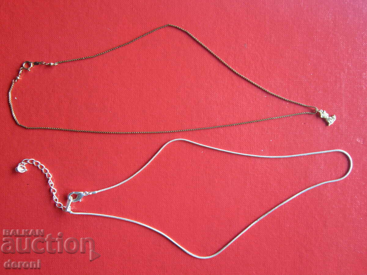 Colier incredibil de aurit și lanț placat cu argint - 5 Colier incredibil de aurit și lanț placat cu argint - 5