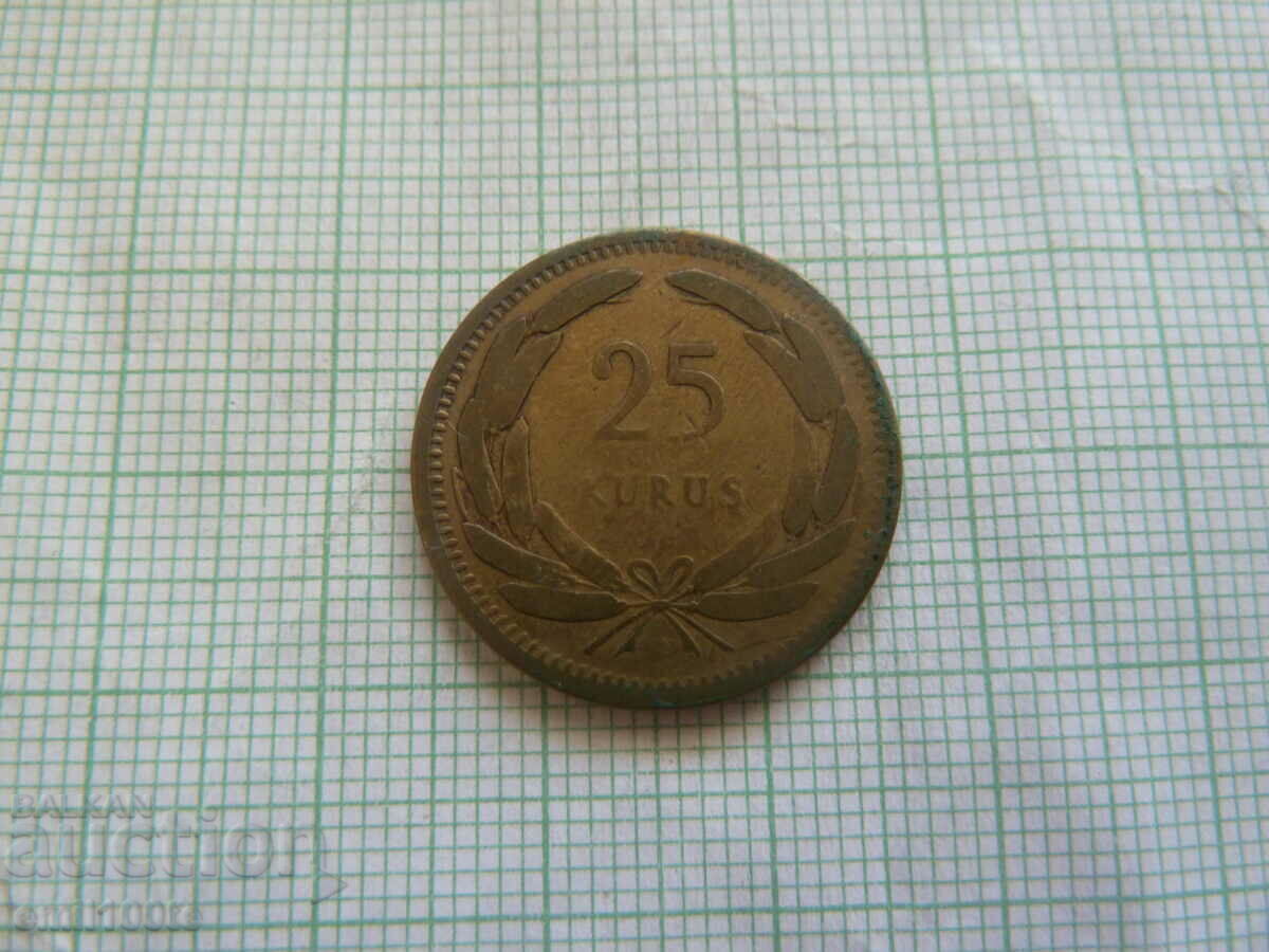 25 kurush 1956 Turkey